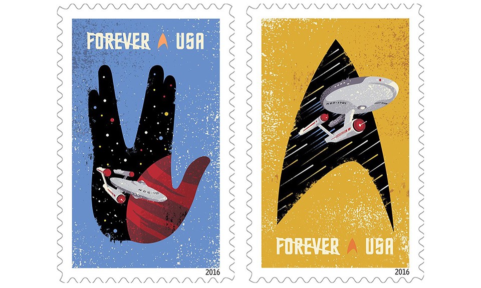美国邮局即将发行《Star Trek》50 周年纪念版邮票